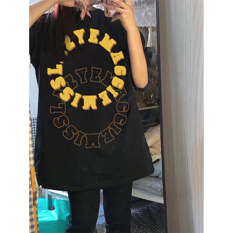 NRVP Áo Thun Tay Ngắn Cổ Tròn Thời Trang Mùa Hè Phong Cách Hàn Quốc 2022