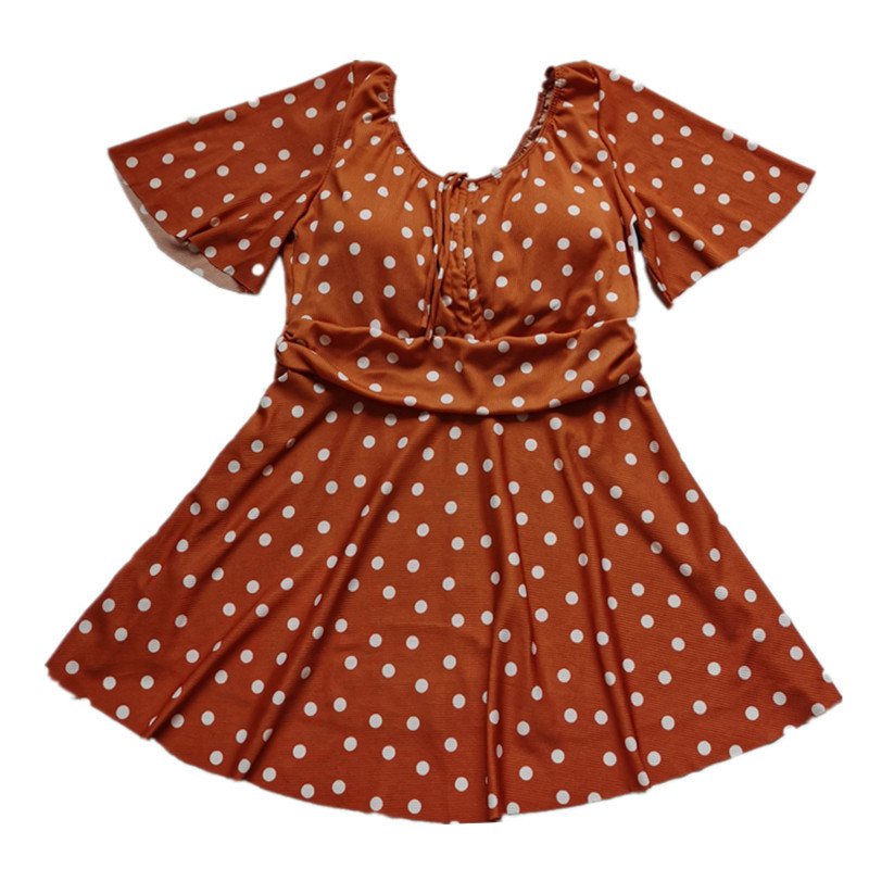 Đầm Bơi Hai Mảnh Hở Lưng Họa Tiết Chấm Bi Thời Trang Gợi Cảm Cho Nữ | BigBuy360 - bigbuy360.vn