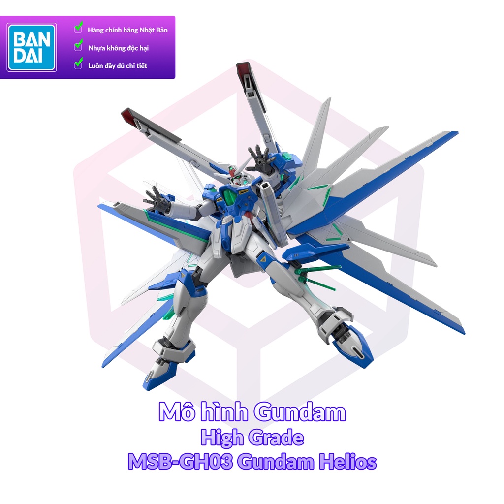 Mô hình Gundam Bandai HG BB 02 MSB-GH03 Gundam Helios 1/144 [GDB] [BHG]