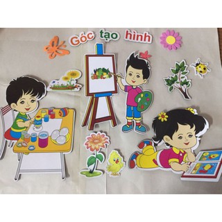 TRANH GÓC DECAL BỒI XỐP