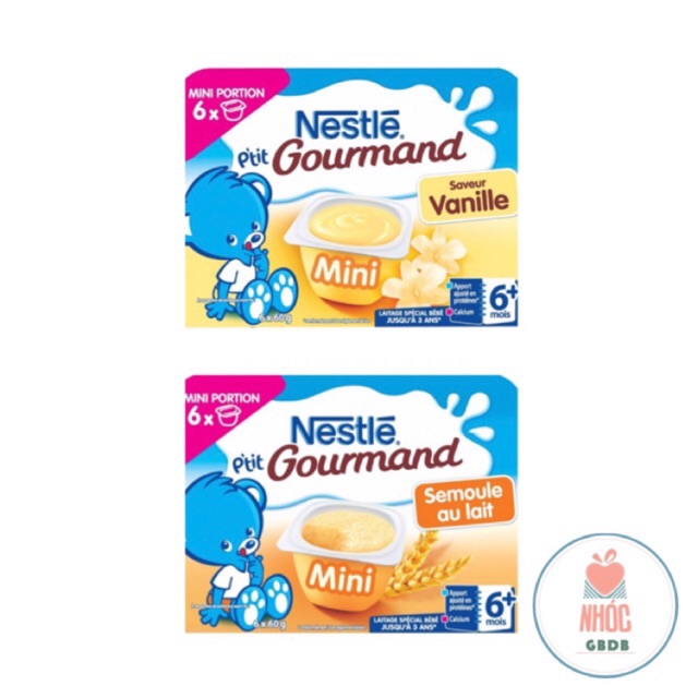 [HSD 12/2021] Váng sữa Nestle cho bé 6m+ - Pháp