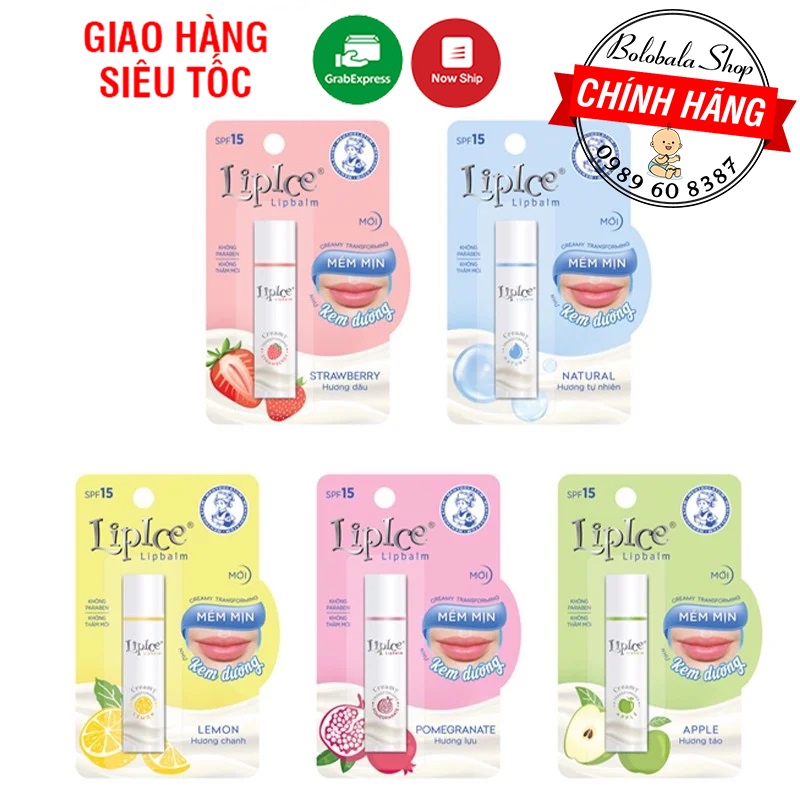 Son Dưỡng Không Màu Lipice Lipbalm 4.3g