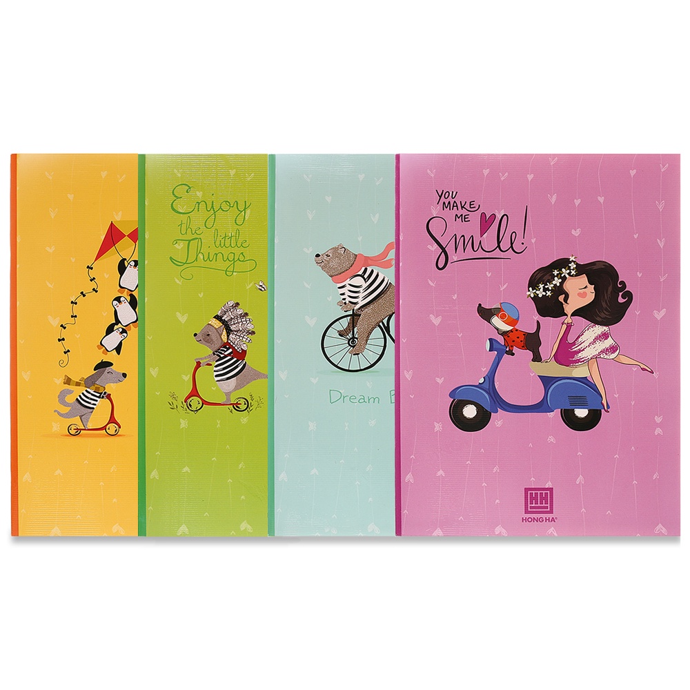 Tập 4 ly ngang Hồng Hà 200 trang South Star Dreaming Bear dành cho học sinh miền Trung - Nam