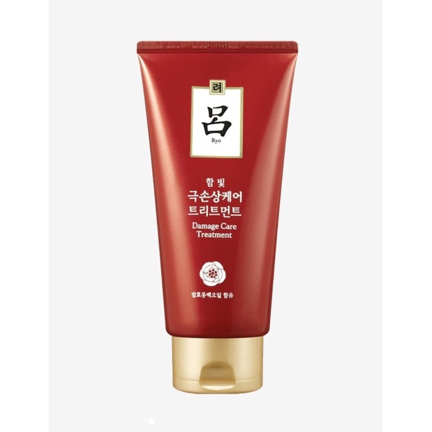 300ml Dầu xả ủ tóc Ryo Hambit Damage Care Treatment chuyên dùng cho tóc uốn nhuộm hư tổn từ Hàn Quốc