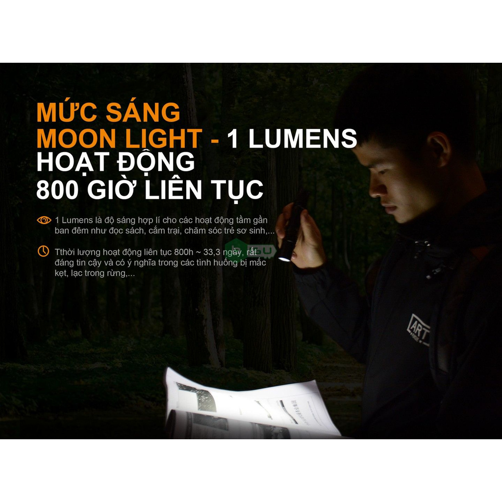 CHÍNH HÃNG PHÂN PHỐI - Đèn Pin Fenix - UC35 V2.0 - 1000 Lumens