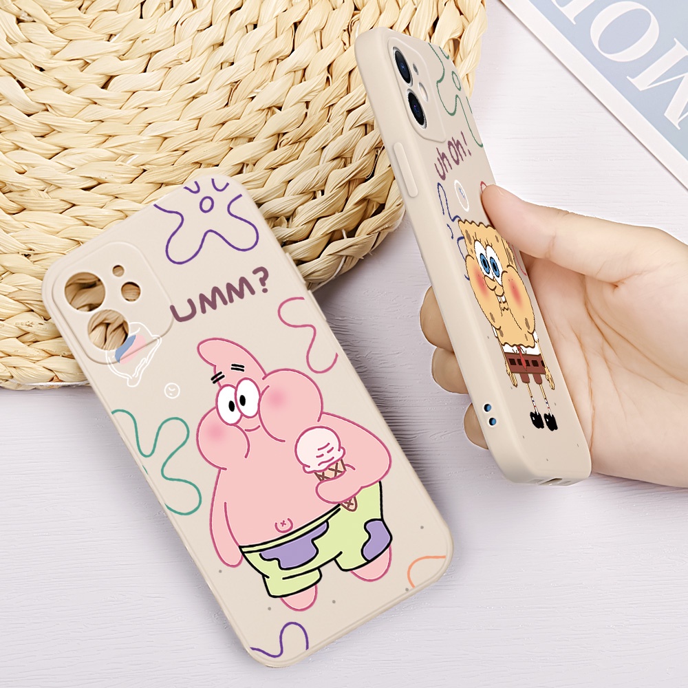 Ốp Điện Thoại Hình spongebob Cho vivo y20 y12s y19 y11  y12 y20s y12s y5s y17 y15 y3 y20i vivo u3 u10 v20 pro s7 s7t