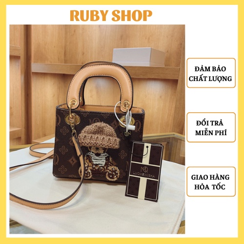 Túi đeo chéo đeo vai hình gấu bông phong cách cổ điển thời trang mới 2022 MSP22 - RUBY SHOP