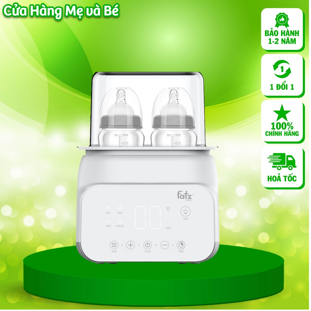 Máy hâm sữa tiệt trùng điện tử Fatzbaby Duo 4 FB3095MX