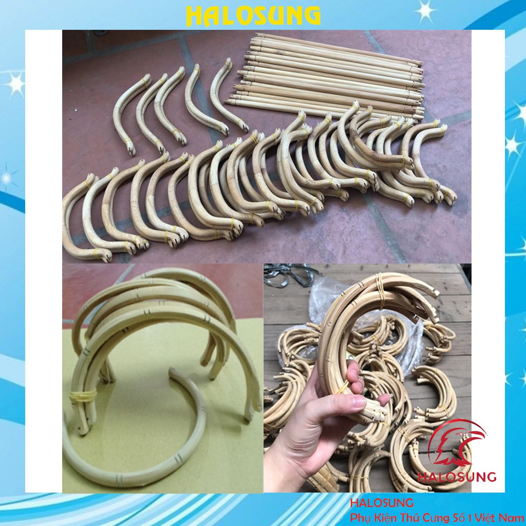 cầu góc lồng chim Halosung cầu góc chào mào phụ kiện lồng chim PK102