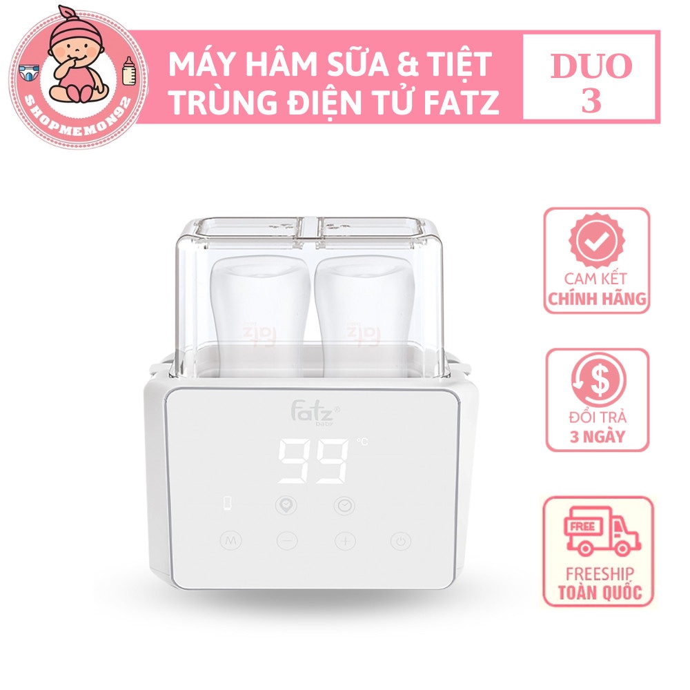 Máy hâm sữa tiệt trùng điện tử Fatz Baby Duo 3 plus FB3094TK