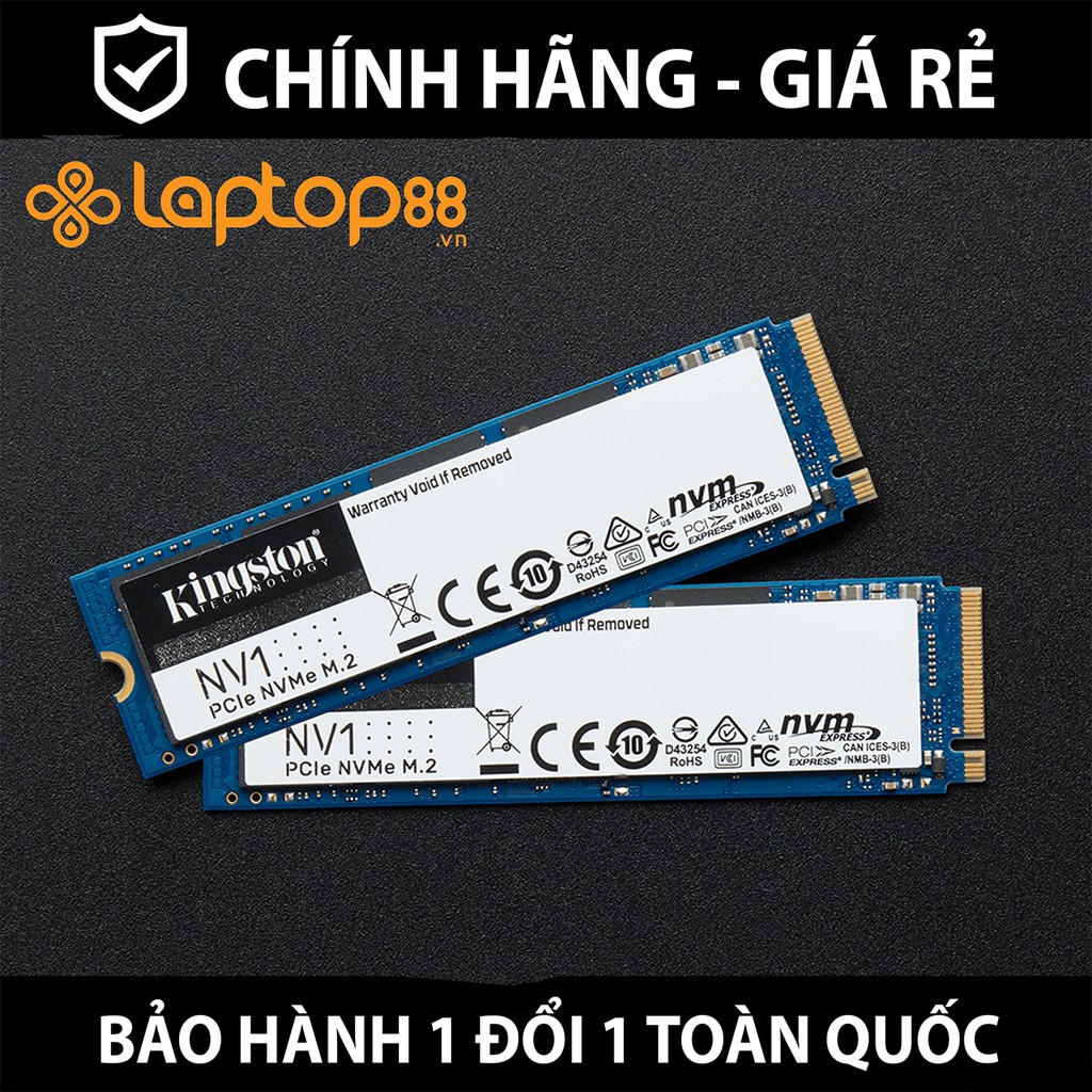 Ổ cứng SSD NVMe PCIe Kingston NV1 Bảo hành 36 tháng 1 đổi 1 Hàng chính hãng | WebRaoVat - webraovat.net.vn