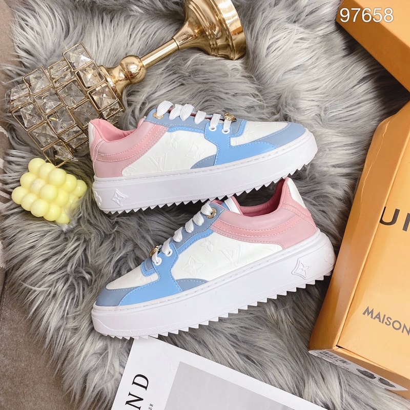Giày Sneaker trắng hồng fullbox