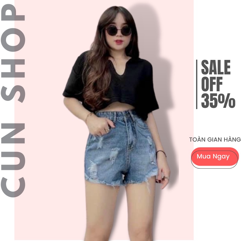 Áo Croptop Dệt Kim Tay Ngắn Thiết Kế Cổ Chữ V Quyến Rũ Xinh Xắn Cho Nữ