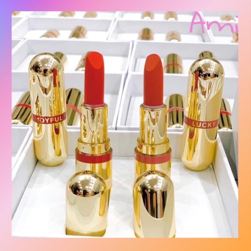 Bộ sưu tập Son thỏi lì mini M.O.I Cosmetics Golden Gift Hồ Ngọc Hà