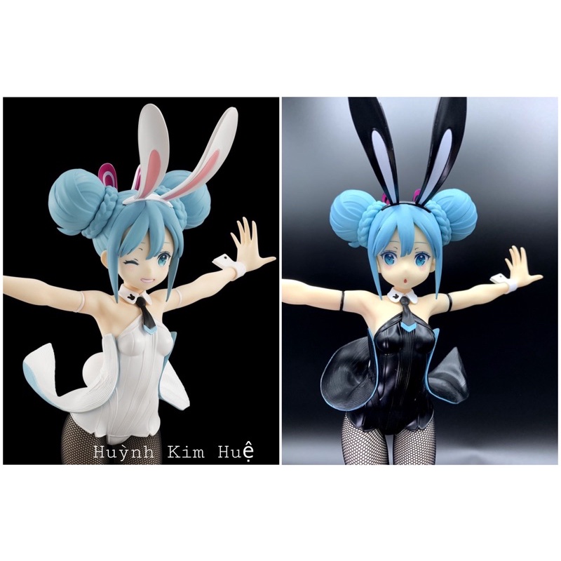 Mô Hình Nhân Vật Hatsune Miku - BiCute Bunnies - Black Ver., FuRyu, chính hãng Nhật Bản