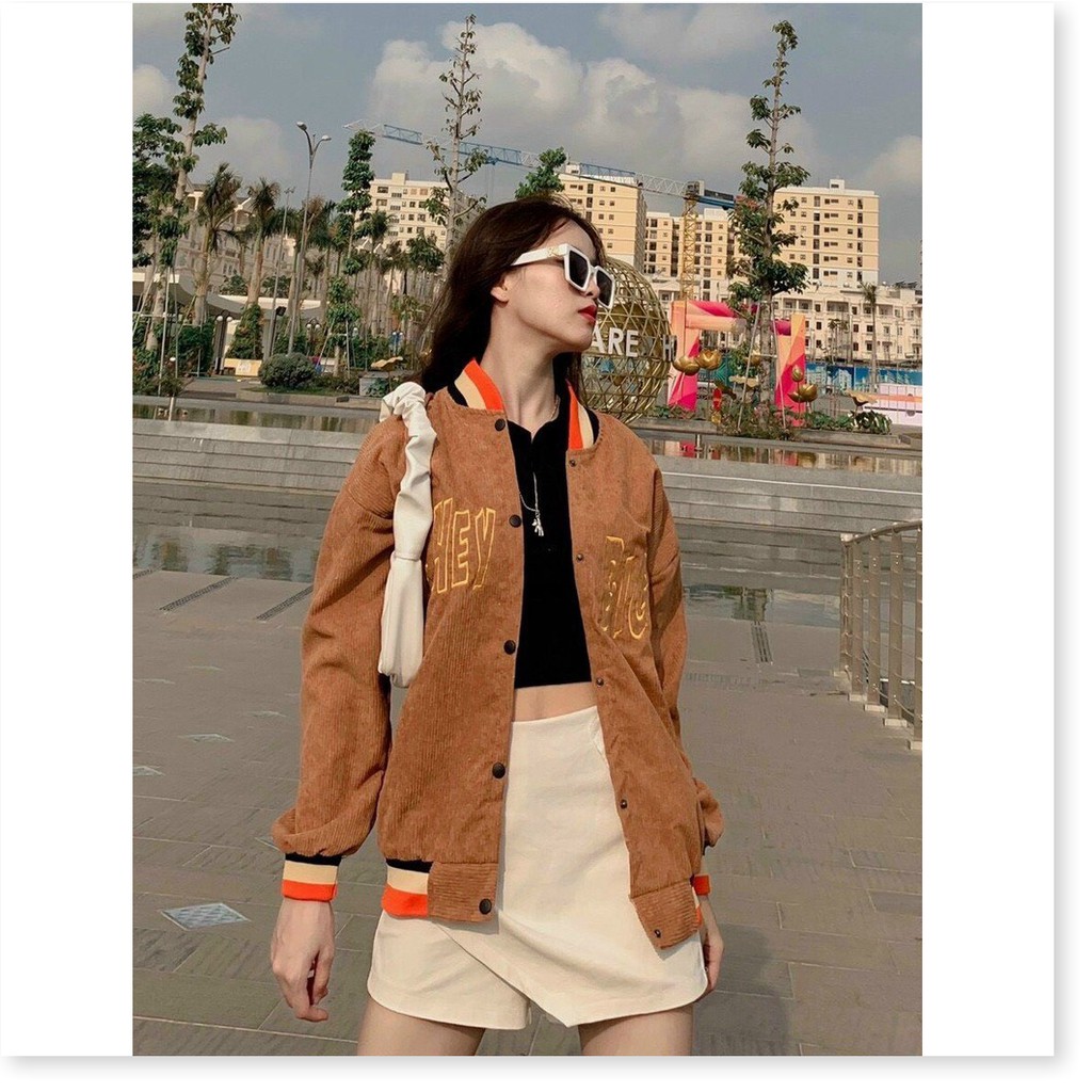 ÁO KHOÁC NỮ BOMBER UNISEX NHIỀU MÀU SẮC XINH XẮN THỜI TRANG KOKO MI