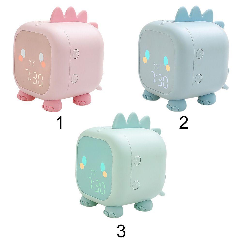 Đồng Hồ Báo Thức Tích Hợp Đèn Ngủ Sạc USB Tiện Dụng Cho Bé