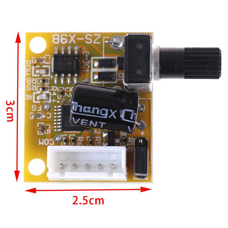 Chitengyesuper  DC 5V-12V 2A 15W brushless motor speed controller no hall bldc driver board CGS