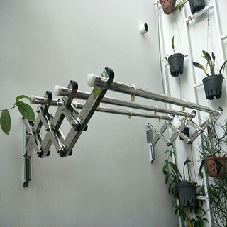 Giàn phơi gắn tường inox