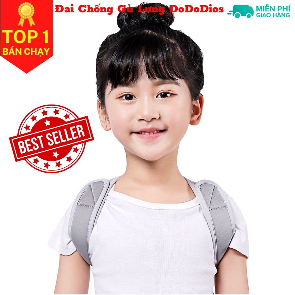 Đai Chống Gù Lưng Trẻ Em Cho Bé Cân Nặng Từ 15 kg Đến 40 Kg - Chính Hãng dododios mi03