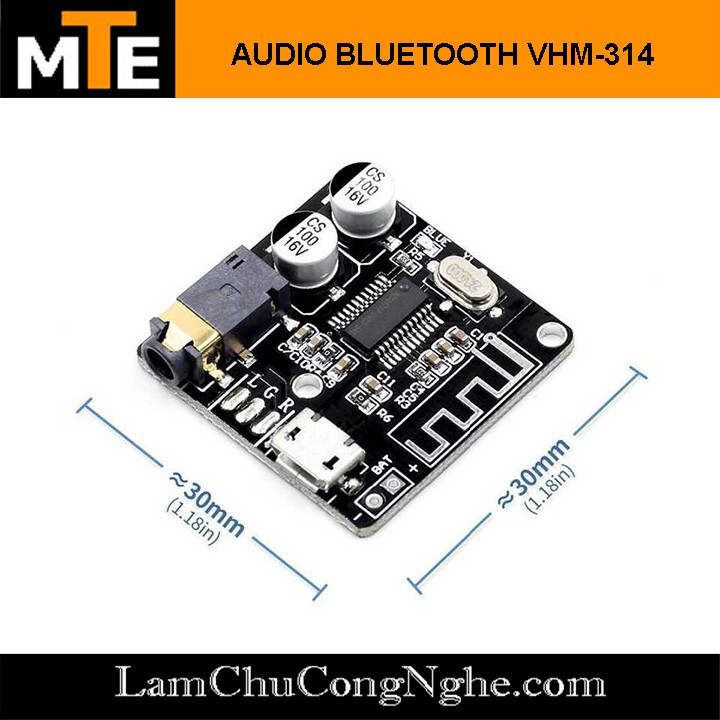 Mạch giải mã âm thanh MP3 Lossless chế loa Bluetooth 5.0 VHM-314