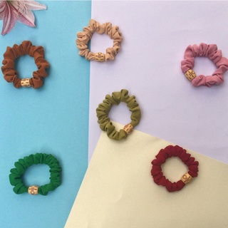 Cột tóc srunchies vải .Buộc tóc vải đũi ,vải lụa trang trí