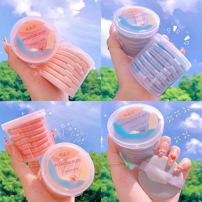 Bộ 7 Mút Trang Điểm Ướt Và Khô Chuyên Dụng Cho Trang Điểm