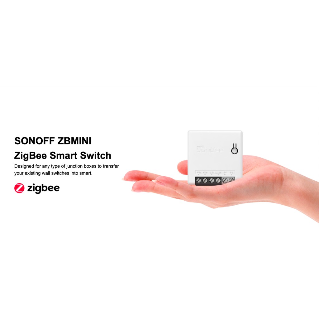 Công tắc Mini Sonoff Module Zigbee 3.0, App eWelink/ Home Assistant, cần có Bộ trung tâm ZBBridge.