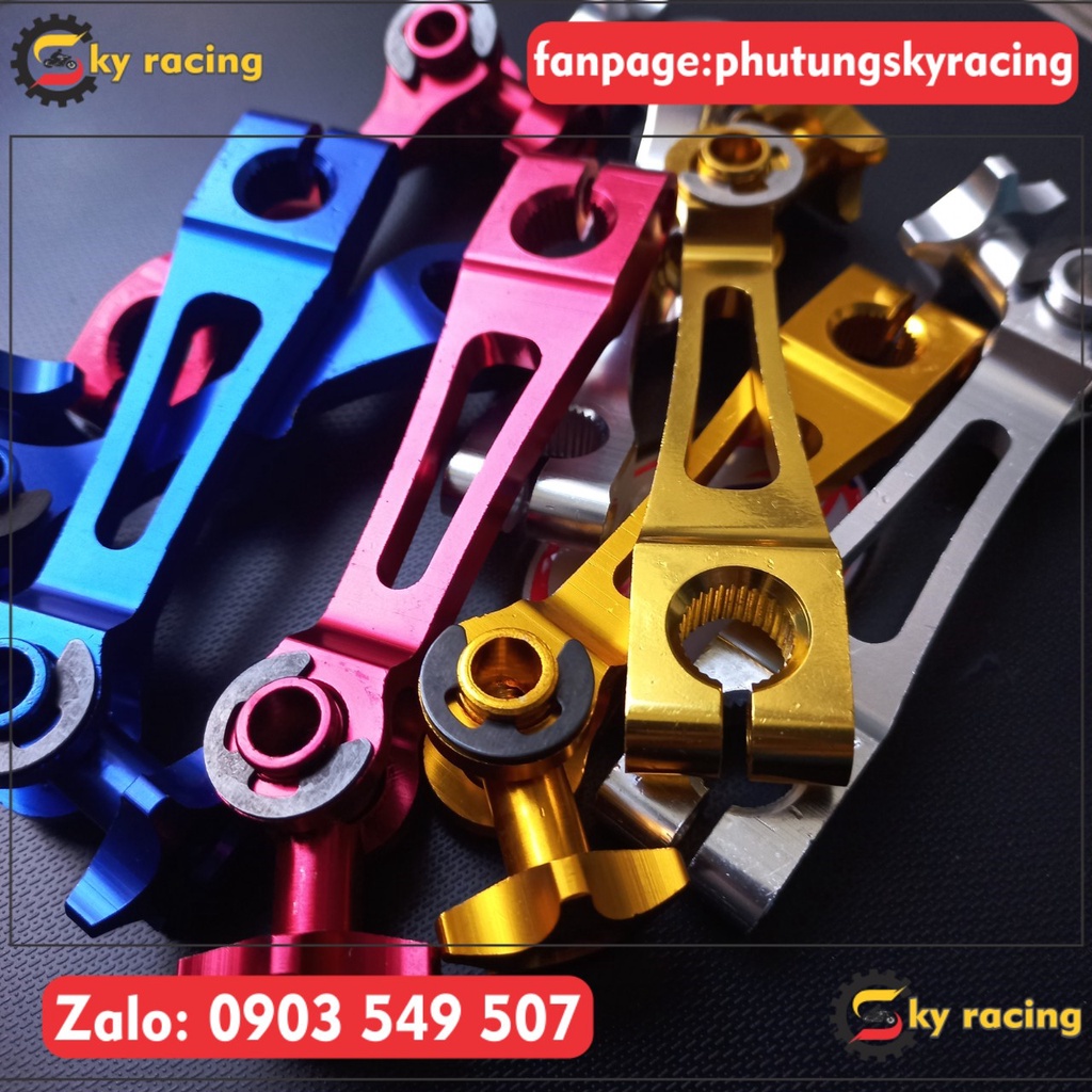 Pát thắng nhôm màu gắn cho nhiều dòng xe