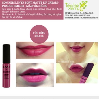 Son kem lì NYX Soft Matte - Prague SMLC18