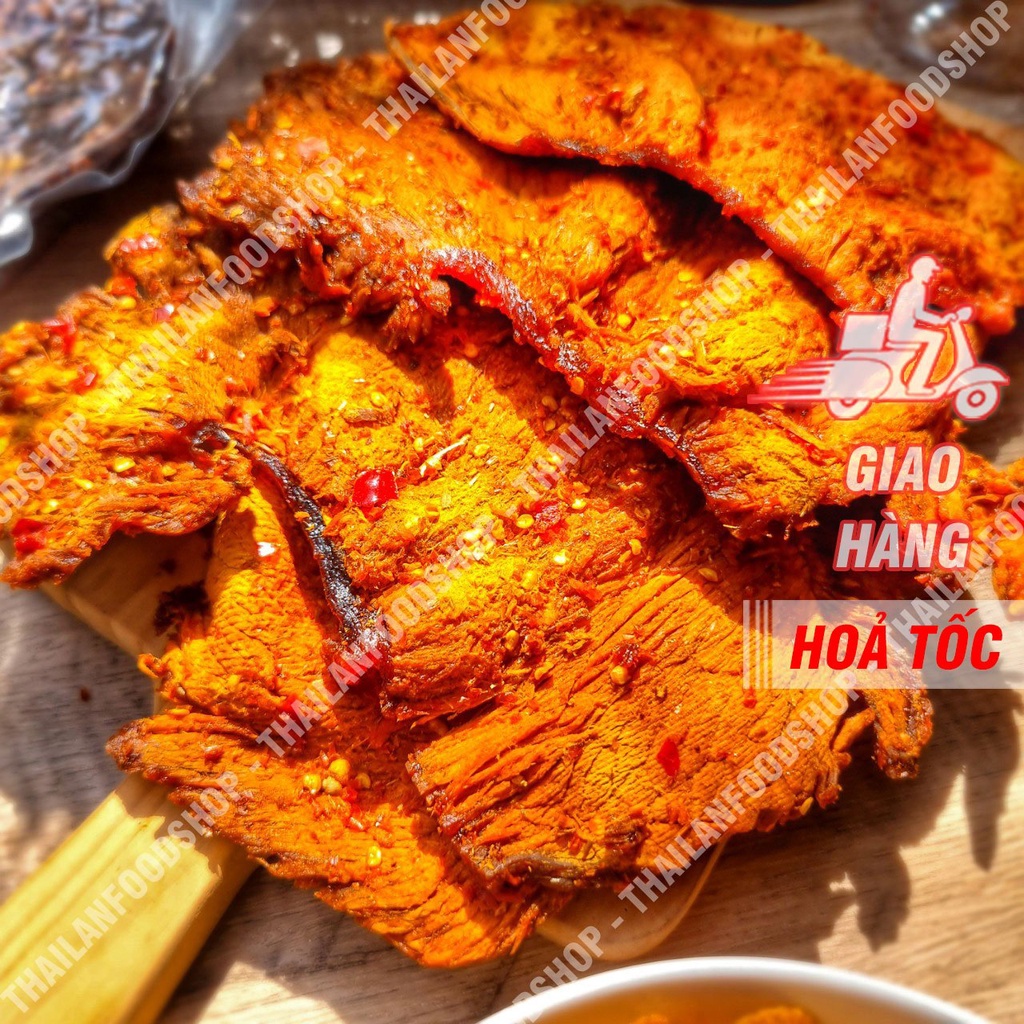 Khô Bò Miếng Siêu Giòn Túi 500gr