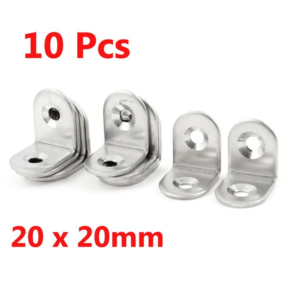 PATRICIA Giá Đỡ Góc Đồ Nội Thất Bằng Kim Loại 20mm 90 Độ