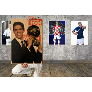 Poster ảnh cầu thủ Ronaldo - Messi - Neymar