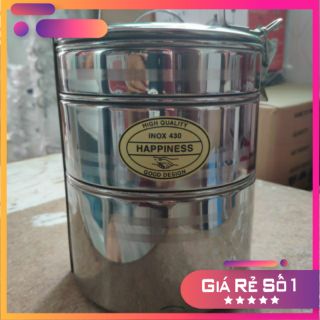 Cà Mên Inox Xịn 3 Tầng Loại lớn ( ẢNH THẬT )