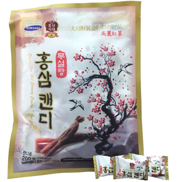 Kẹo sâm cành đào không đường 200g