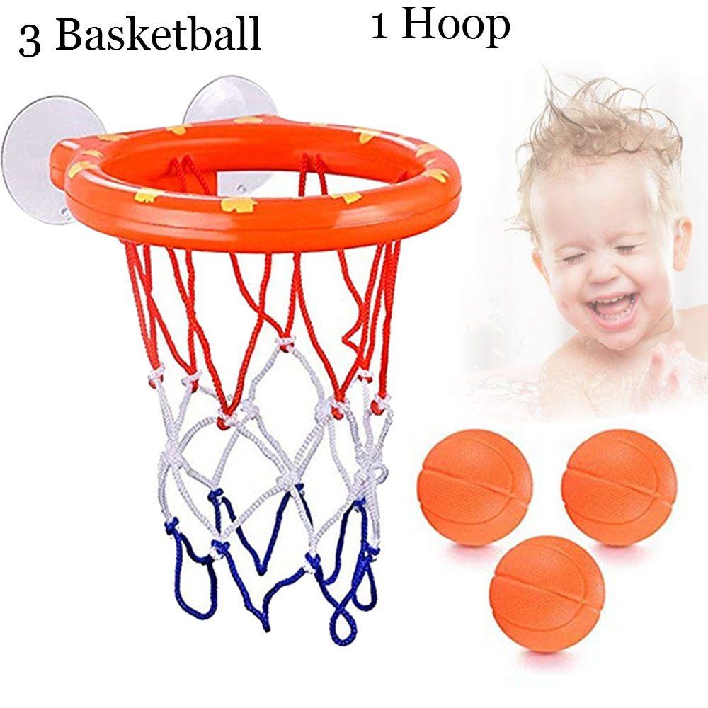 MMLUCK Plastic Basketballs Girl Boy Baby Shower Bathtub 3 balls Water Play Set