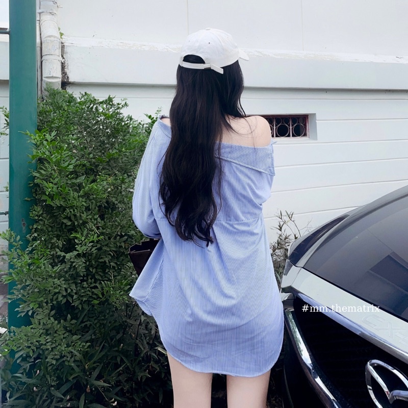 Sơmi form rộng oversize cá tính (bản cải tiến)