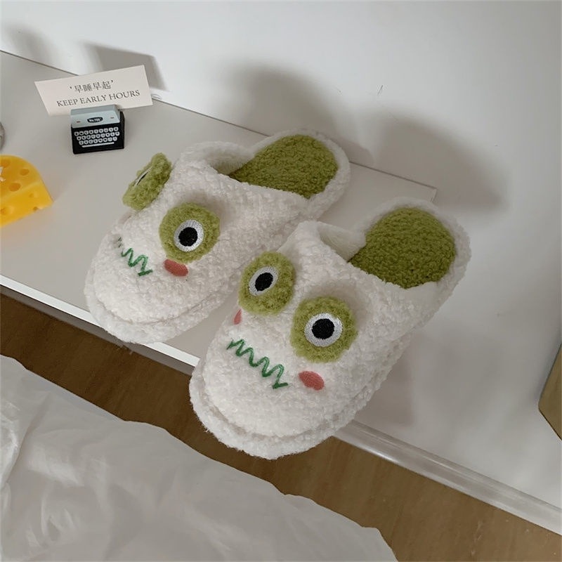 Dép bông đi trong nhà chống trượt thời trang Hàn Quốc cho nữ