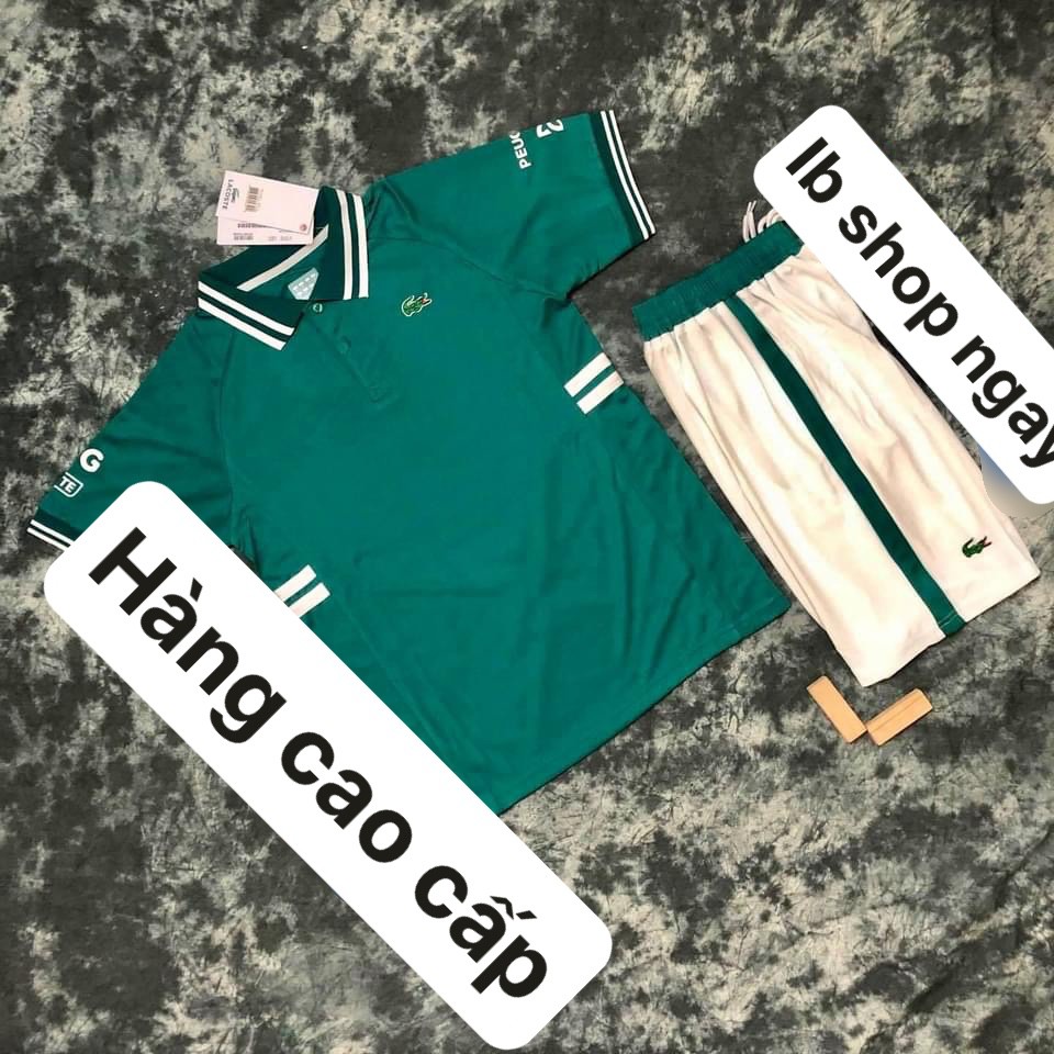 Bộ thể thao nam Tennis Lacoste. Bộ đồ quần áo nam cao cấp mẫu hot nhất hè 2021