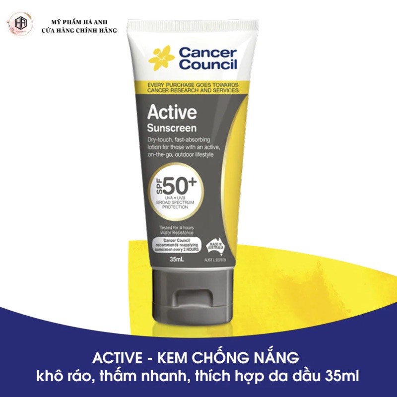 Kem chống nắng Cancer Council SPF50+