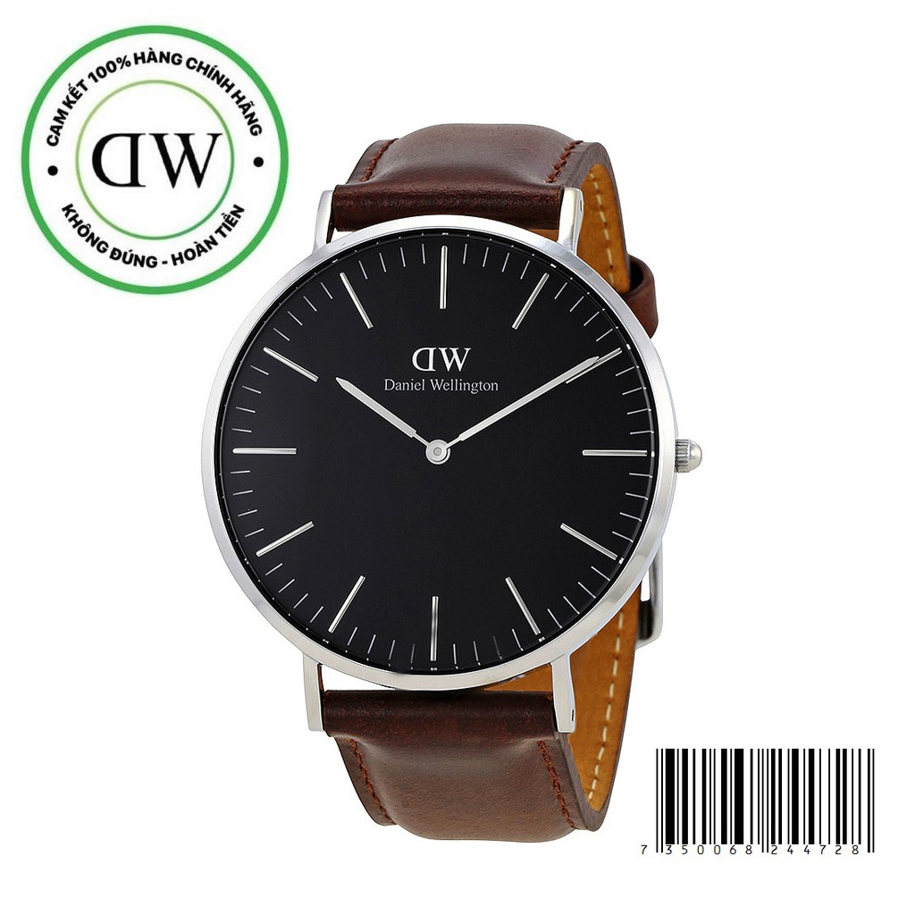 Đồng hồ dây da nữ Daniel Wellington DW00100143