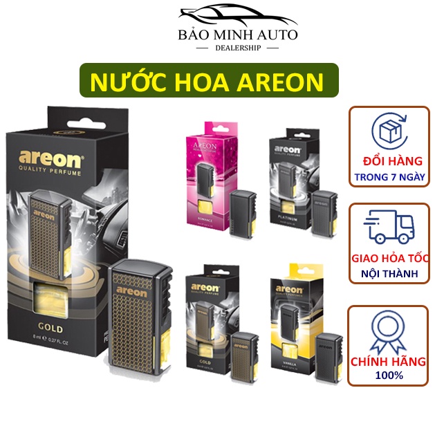 [Mã LIFEAUMAY giảm 10% tối đa 30k đơn 150k] Nước Hoa Ô Tô - Nước hoa AREON Sport Lux Cao Cấp Kẹp Cửa Gió Điều Hòa Ô Tô