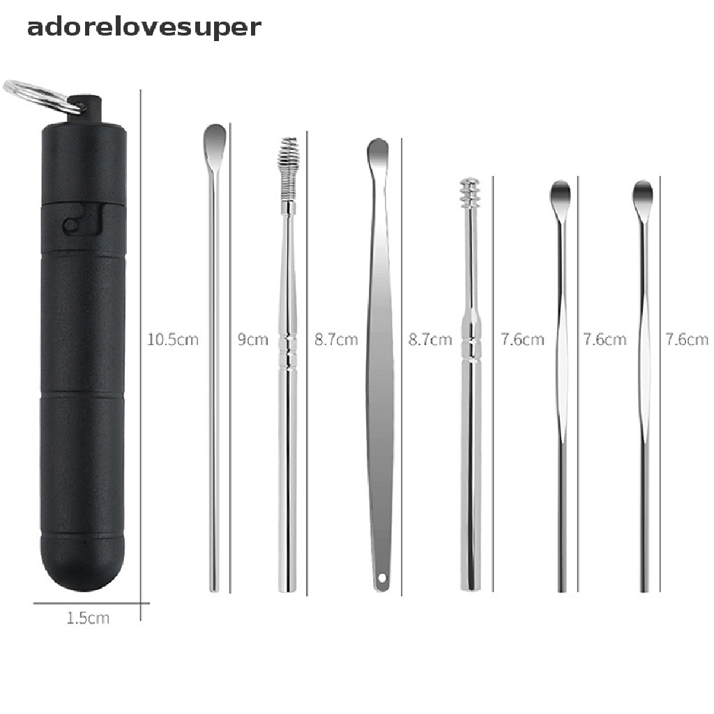 Set 1 / 6 Dụng Cụ Lấy Ráy Tai An Toàn Tiện Lợi AD1VN