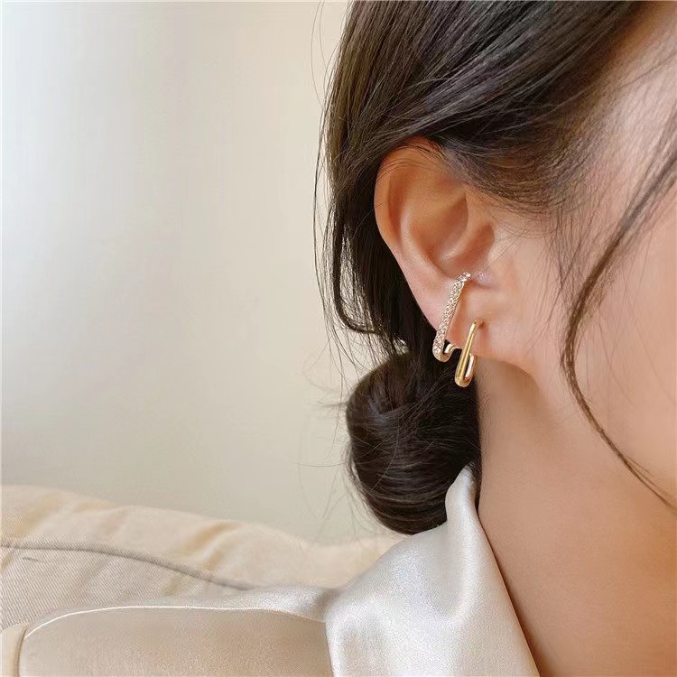 Bông tai dáng tròn nhỏ phong cách thu đông Hàn Quốc dành cho nữ