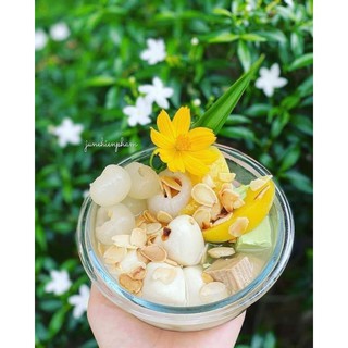 [SHIP NHANH HCM] Sét nấu 10~15 chén: nguyên liệu chè khúc bạch. Có tờ hướng dẫn nấu.