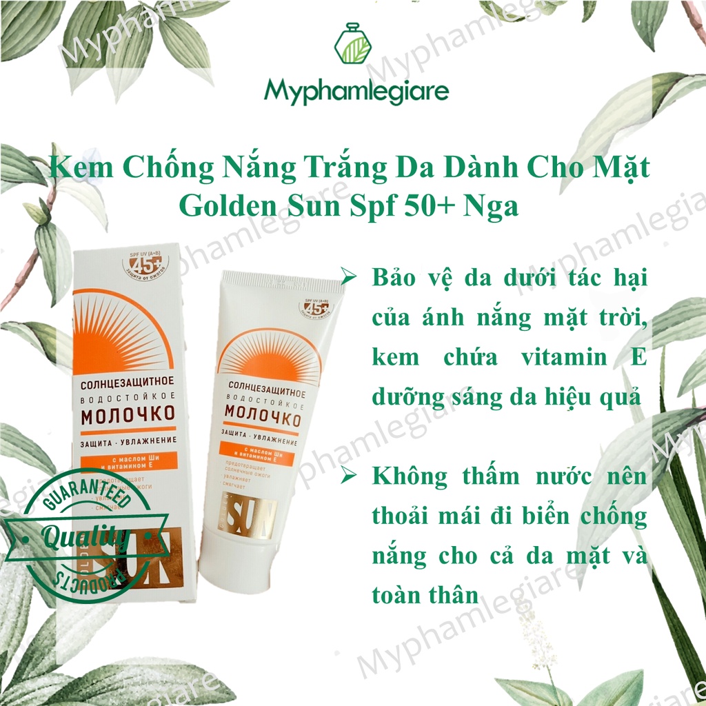 Kem Chống Nắng Golden Sun SPF 45+