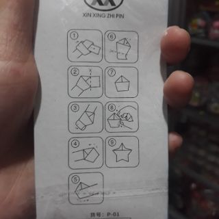Giấy xếp sao hoạt hình