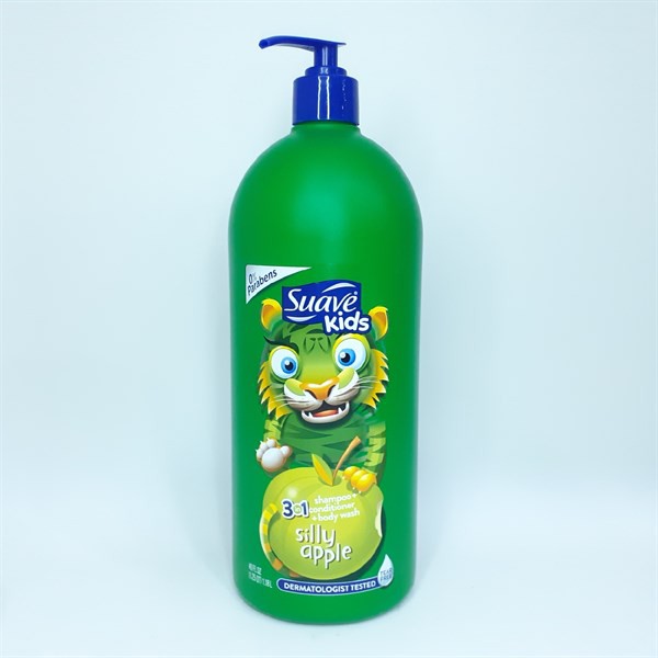 Sữa tắm, gội và xả Trẻ Em Suave Kids 3in1 Mỹ