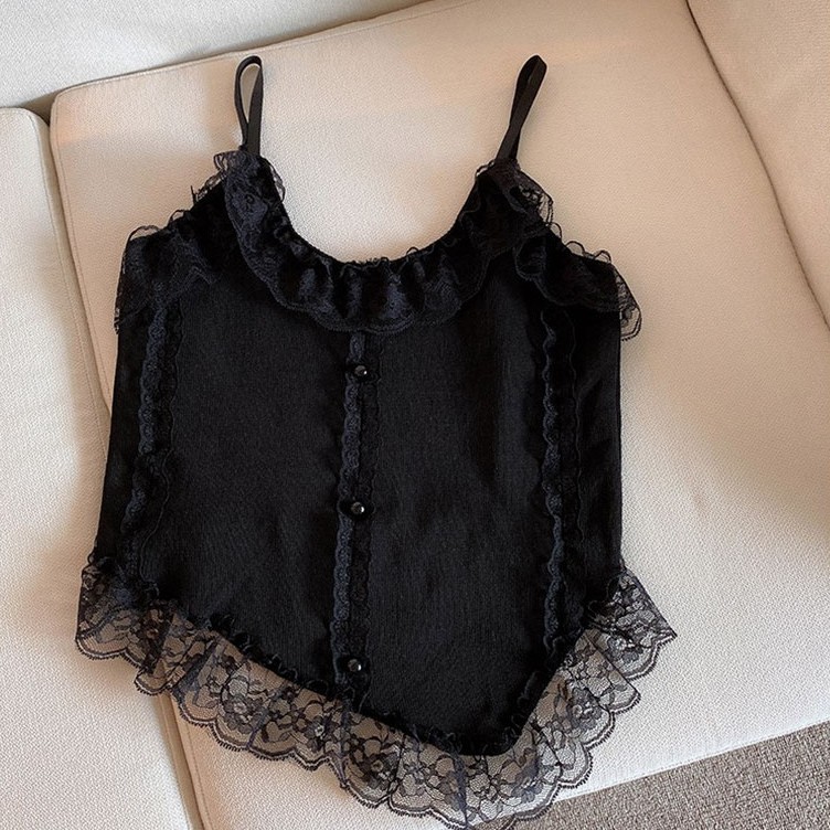 Áo hai dây Phối Ren Thiết Kế Độc Đáo Thời Trang