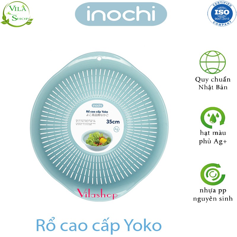 Rổ Nhựa Yoko Inochi, Rổ Nhựa Cao Cấp Đạt Tiêu Chuẩn Xuất Nhật Eu Chắc Chắn, Sang Trọng Gọn Gàng, An Toàn Cho Sức Khỏe